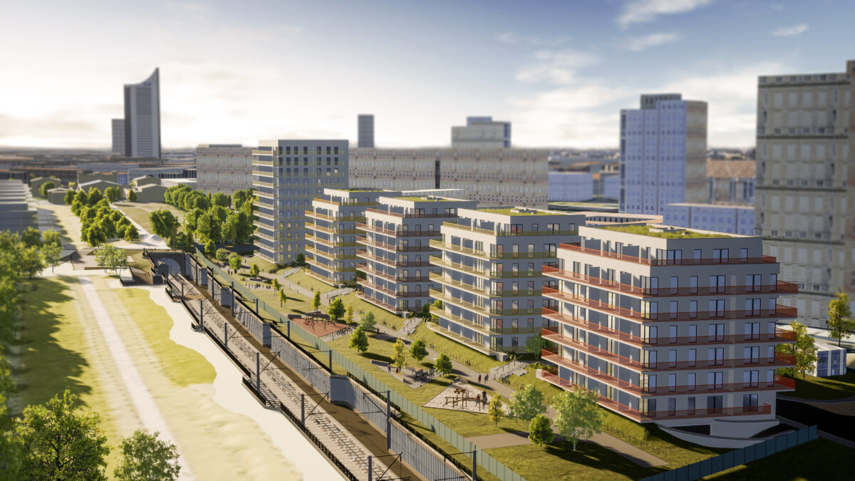 Wohnungsbau, TGA, Technische Gebäudeausrüstung, Quartier, Bayerischer Bahnhof, Leipzig, Bau, Planung